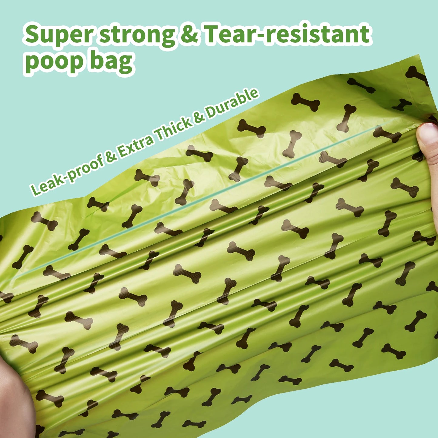 Economic Kit 270 units of Dog Poop Bags – Biodegradable, Large and Leak-proof